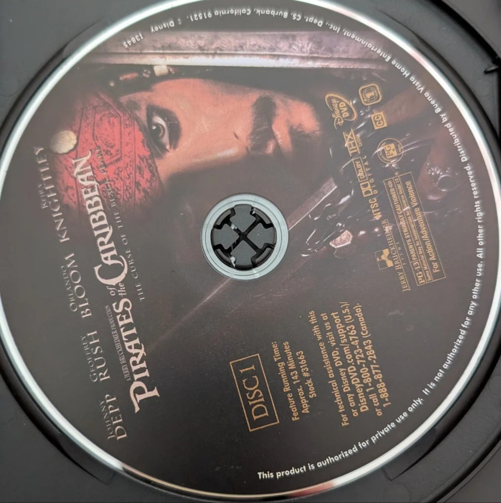 The Pirates Of The Caribbean The Curse Of The Black Pearl (EUC) - Picture 3 of 4